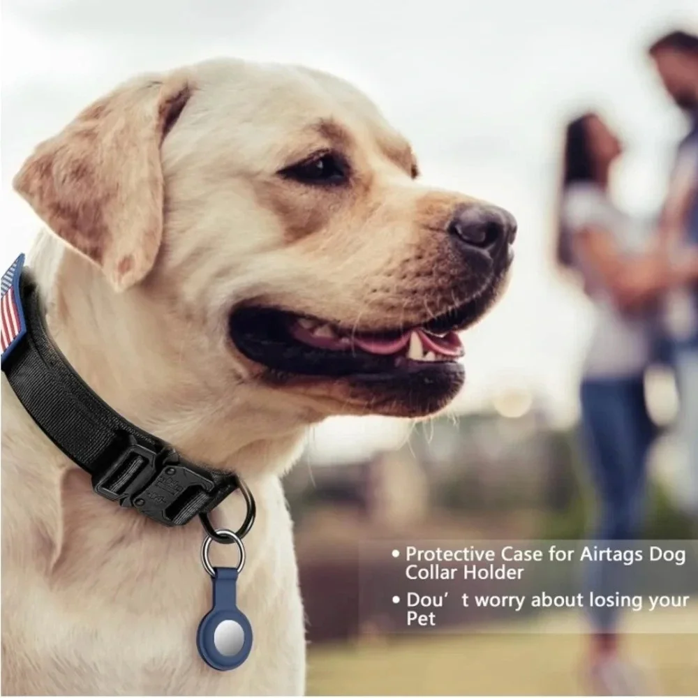 Tactical Dog Collar, Adjustable Military Training Nylon Dog Collar size S